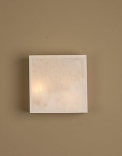 Frene White Alabaster Wall Sconce by Simone & Marcel