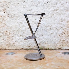 Frenesi' Aluminium Stool by Ramón Benedito for Group Transatlantic, Spain.