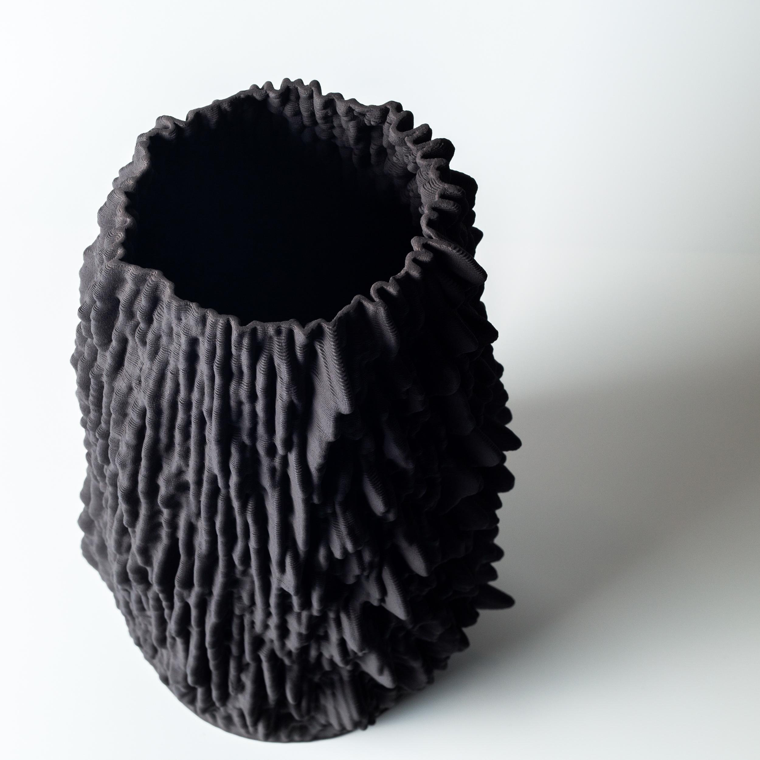 Greek Frequency, S-0001, by Yiannis Vogdanis, 3d Printed Ceramic Art, Binary Ceramics For Sale
