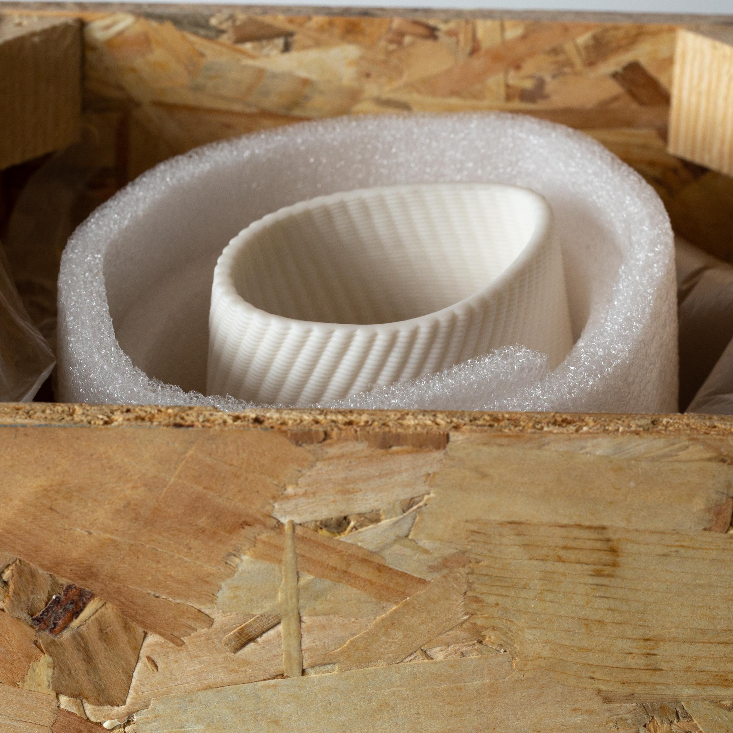 Frequency, S-0001, by Yiannis Vogdanis, 3d Printed Ceramic Art, Binary Ceramics For Sale 6