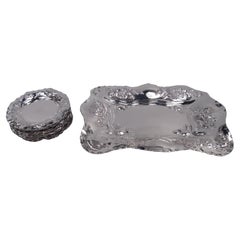 Fresh and Wholesome American Art Nouveau Berry Dessert Set for 12
