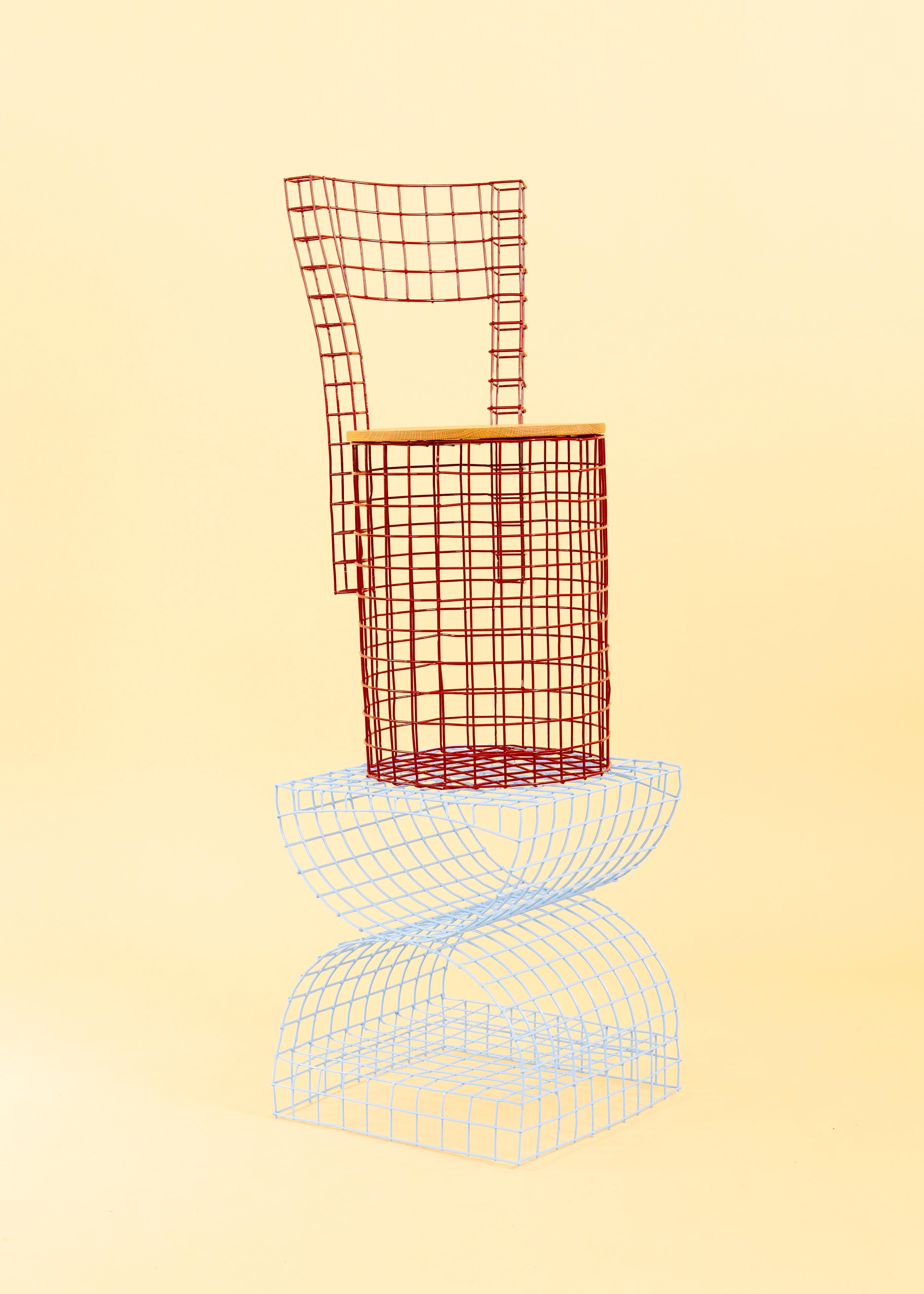 Contemporary Fresh Catch I Table by Lauren Goodman For Sale