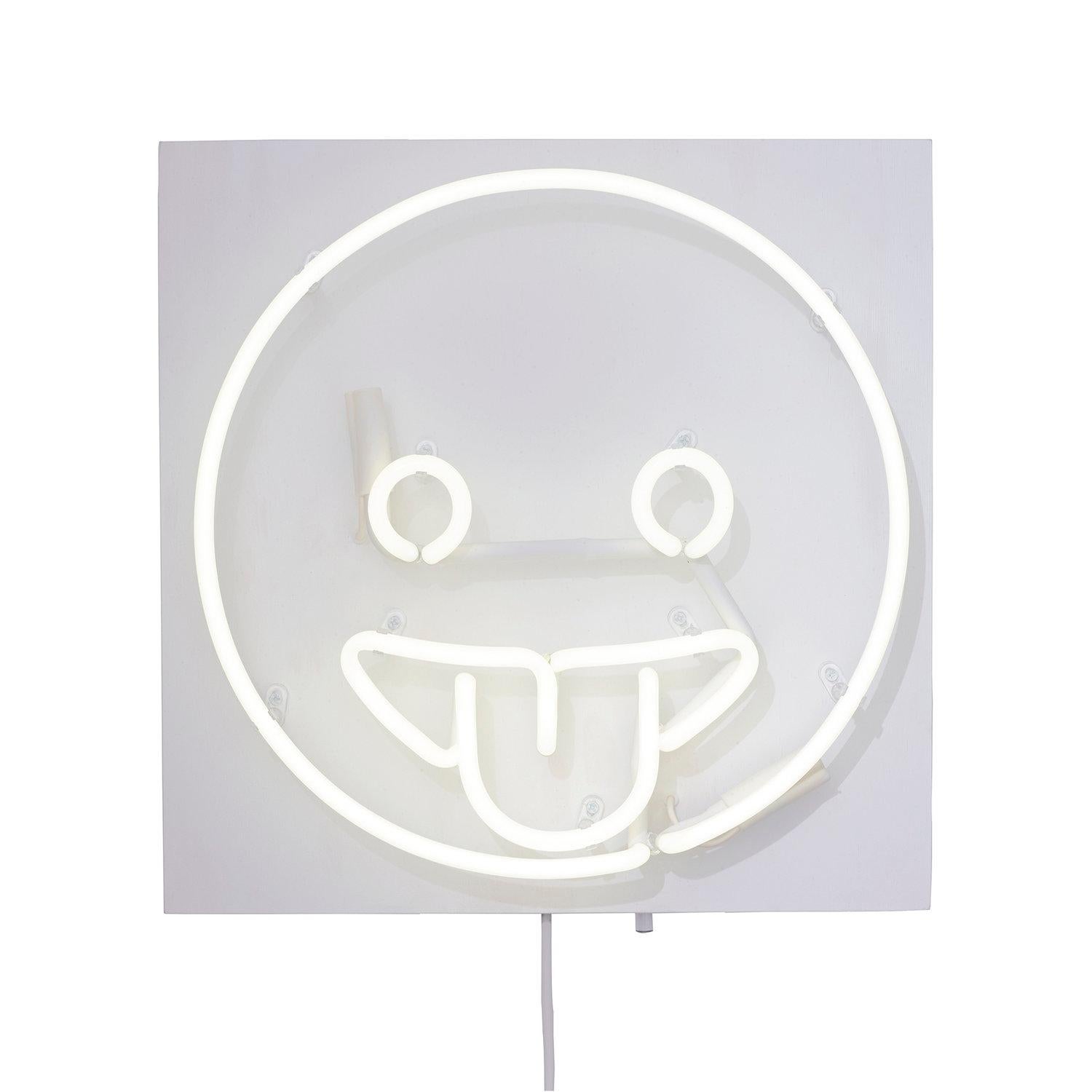 Fresh Faces for Inside Spaces Neon Wall Hanging by Lit, Alice Taranto :P Style In New Condition For Sale In New York, NY