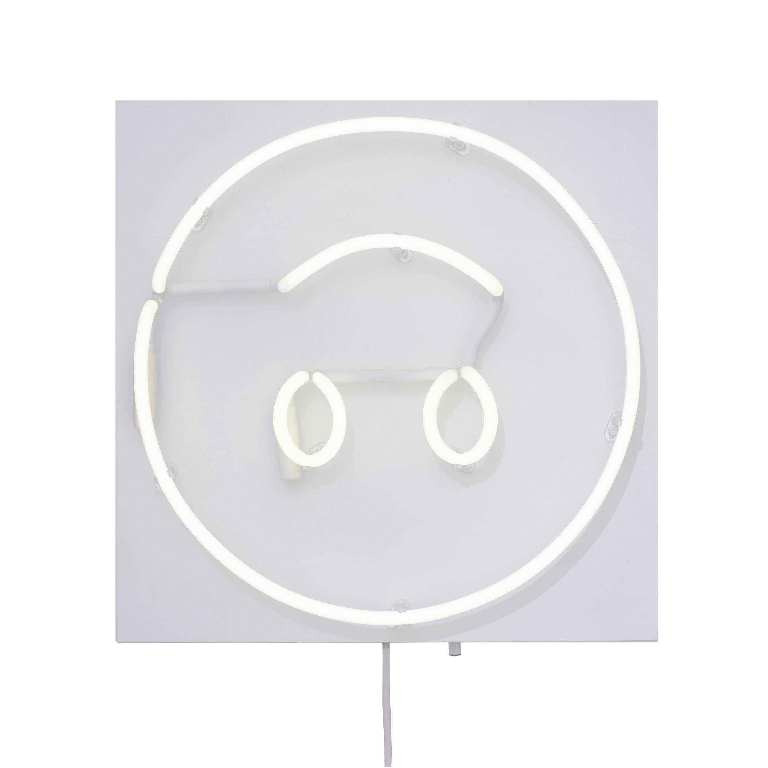 Fresh Faces for Inside Spaces Neon Wall Hanging by Lit, Alice Taranto (: style In New Condition For Sale In New York, NY