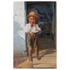 „Fresh Jam“ Genregemälde von Hans Chytra, 19. Jahrhundert