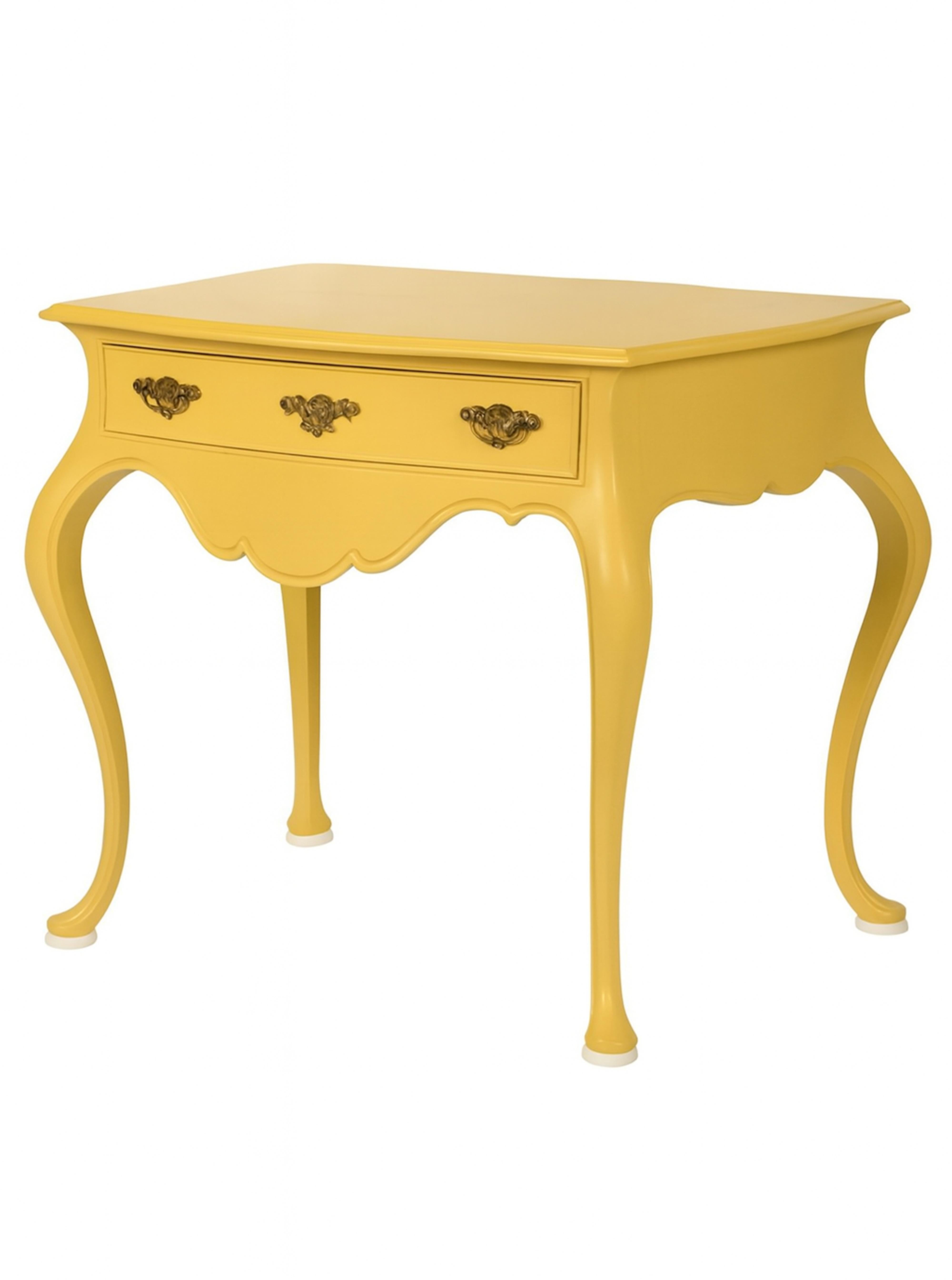 XIXe siècle Fresh Mostard Color Baroque Styled Commode, 19th Century en vente