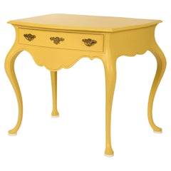 Fresh Mostard Color Baroque Styled Commode, 19th Century