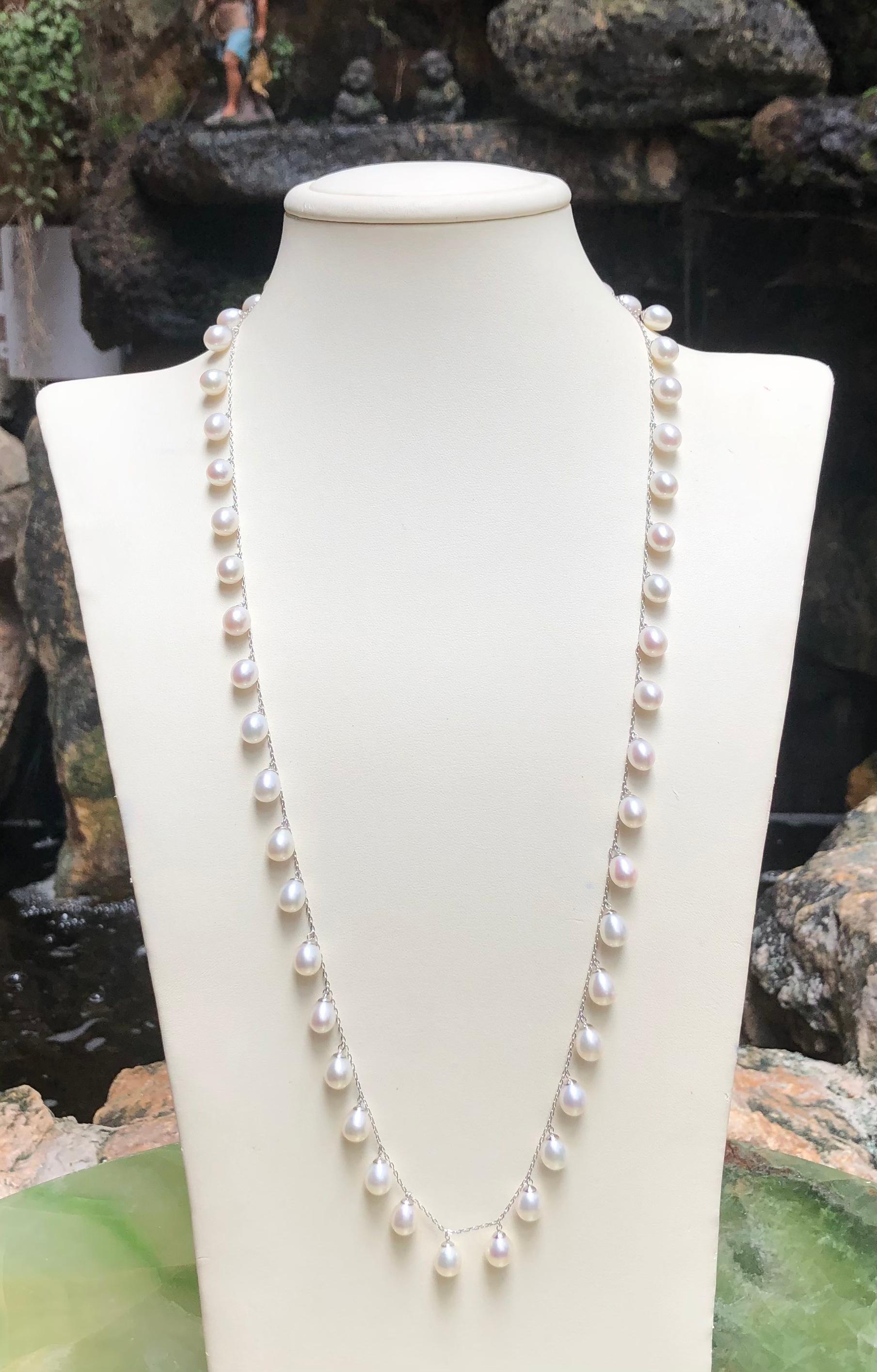 pearl step necklace