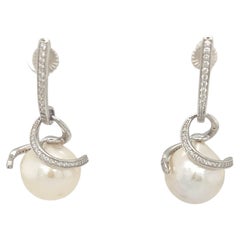 Fresh Water Pearl Silver Earrings 