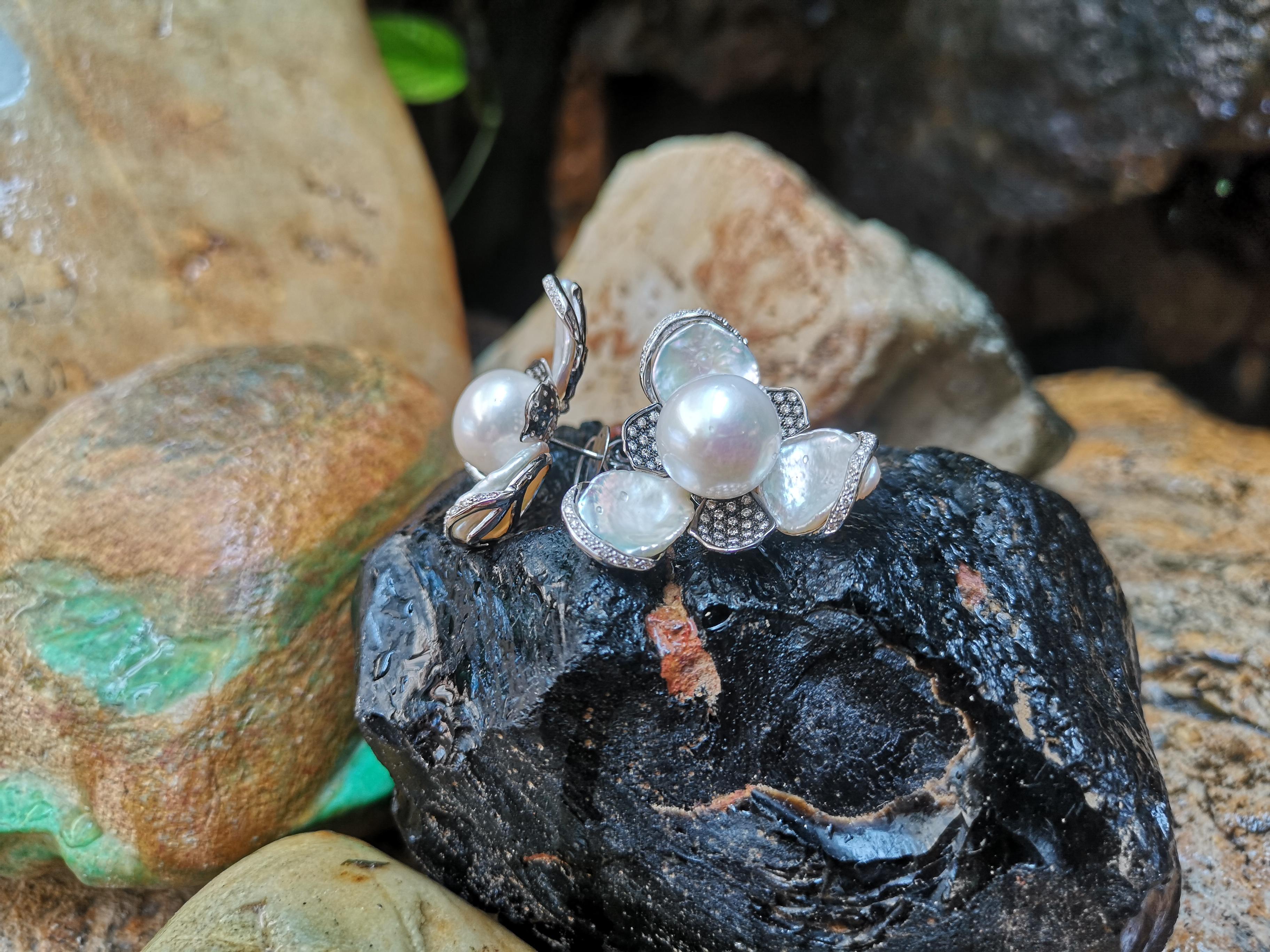 pearl earring settings