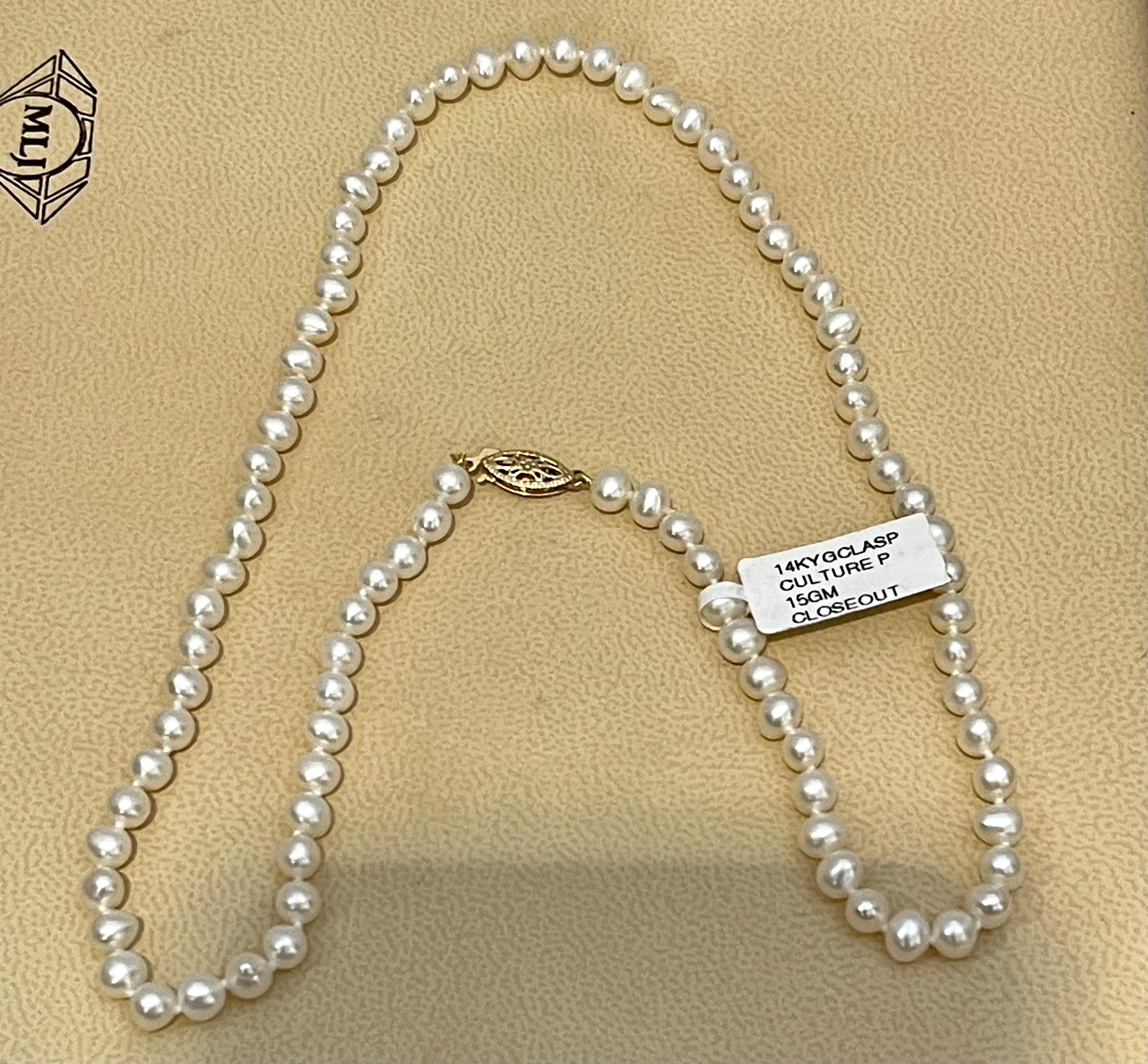 pearl necklace single strand