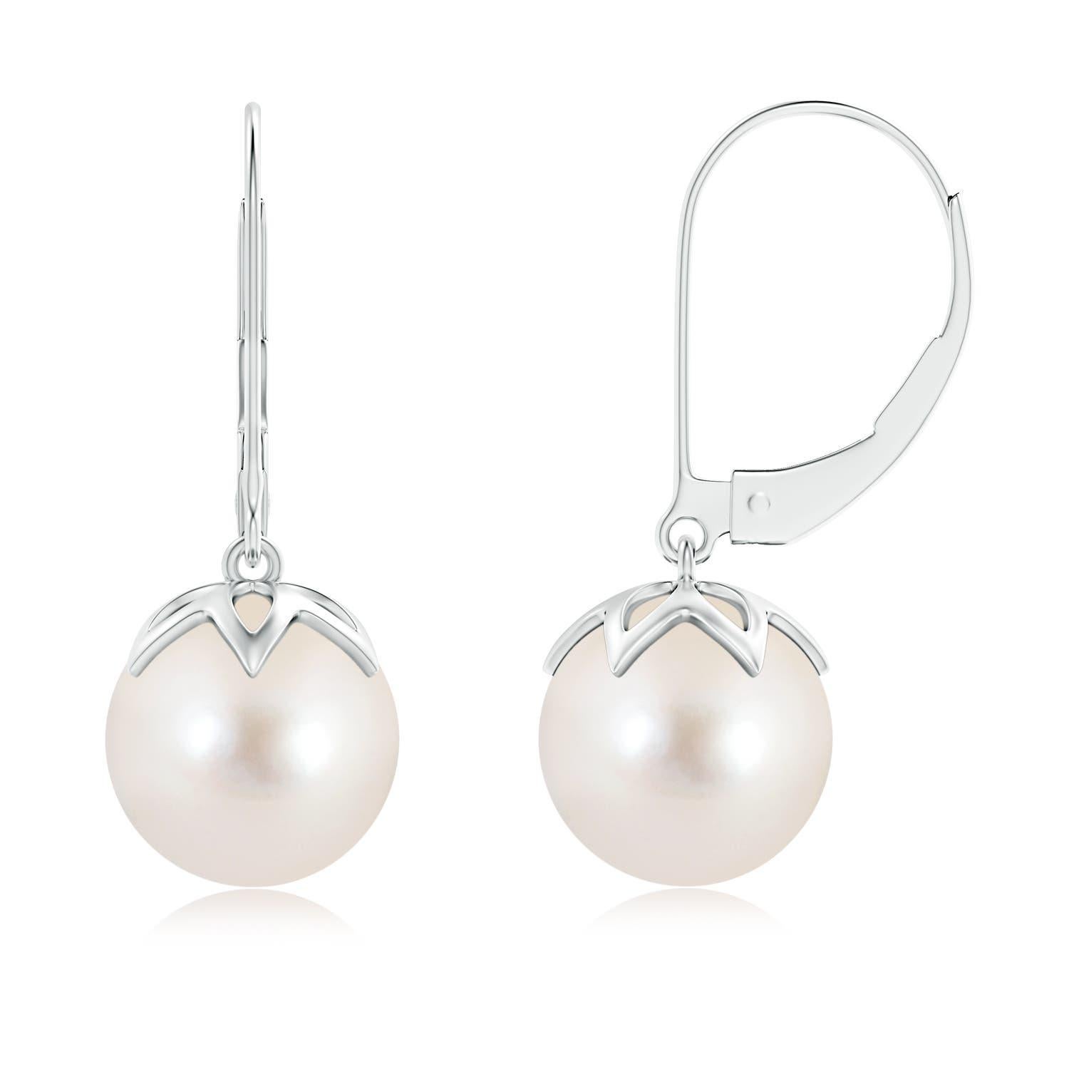 Gold-Filled Cultured Freshwater Pearl Lever Earrings main image 0