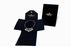 Freshwater Grey Pearl Necklace with Diamond Cut Beads