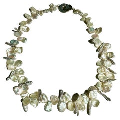 Freshwater Keshi Baroque Pearl Necklace
