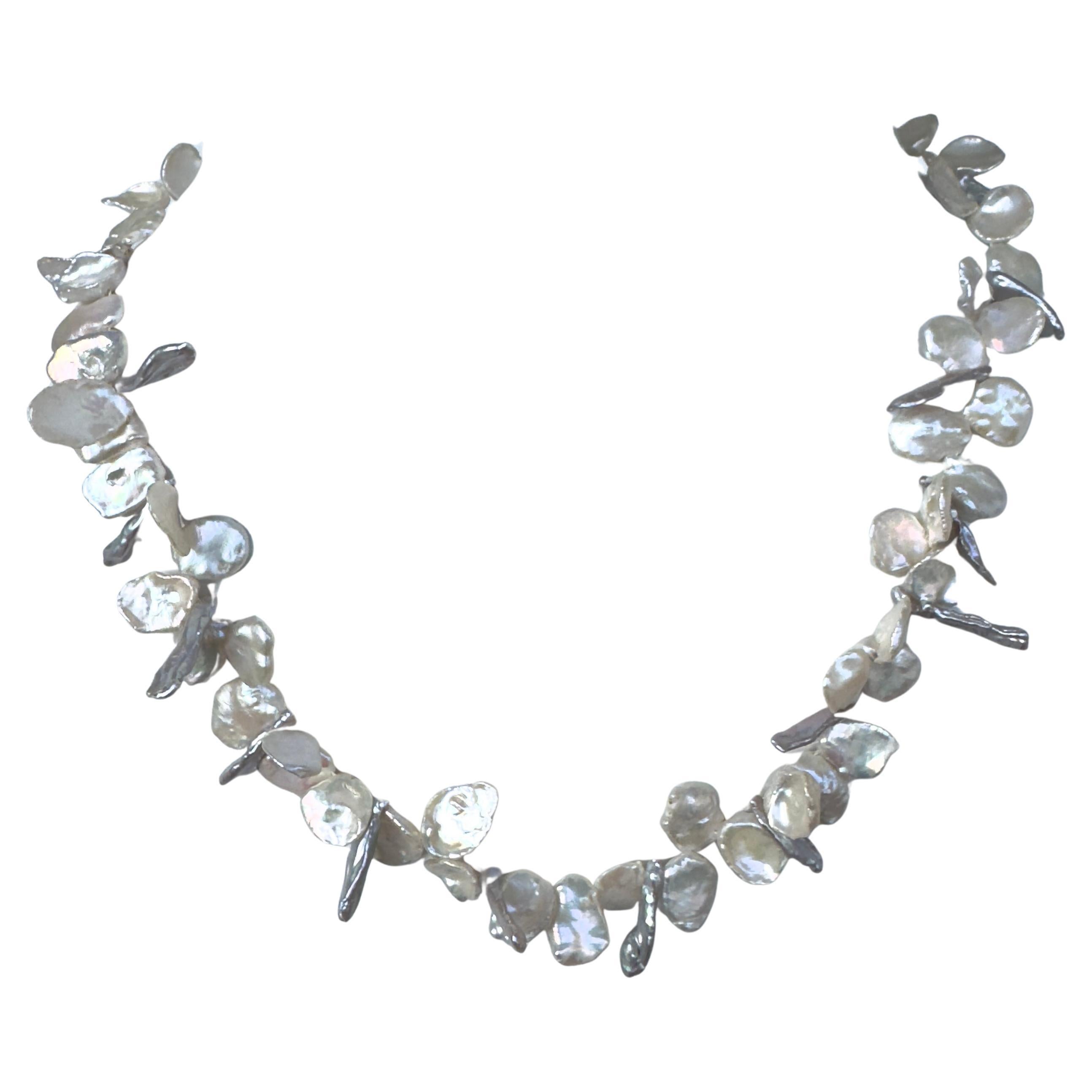 Freshwater Keshi Baroque Pearl Necklace