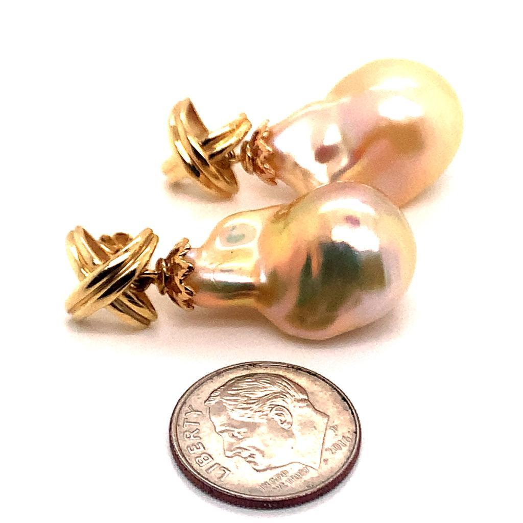 25 mm pearl studs
