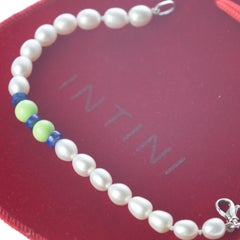 Süßwasserperle Lapislazuli Serpentin Modern Perlen Handgefertigtes Chic-Armband