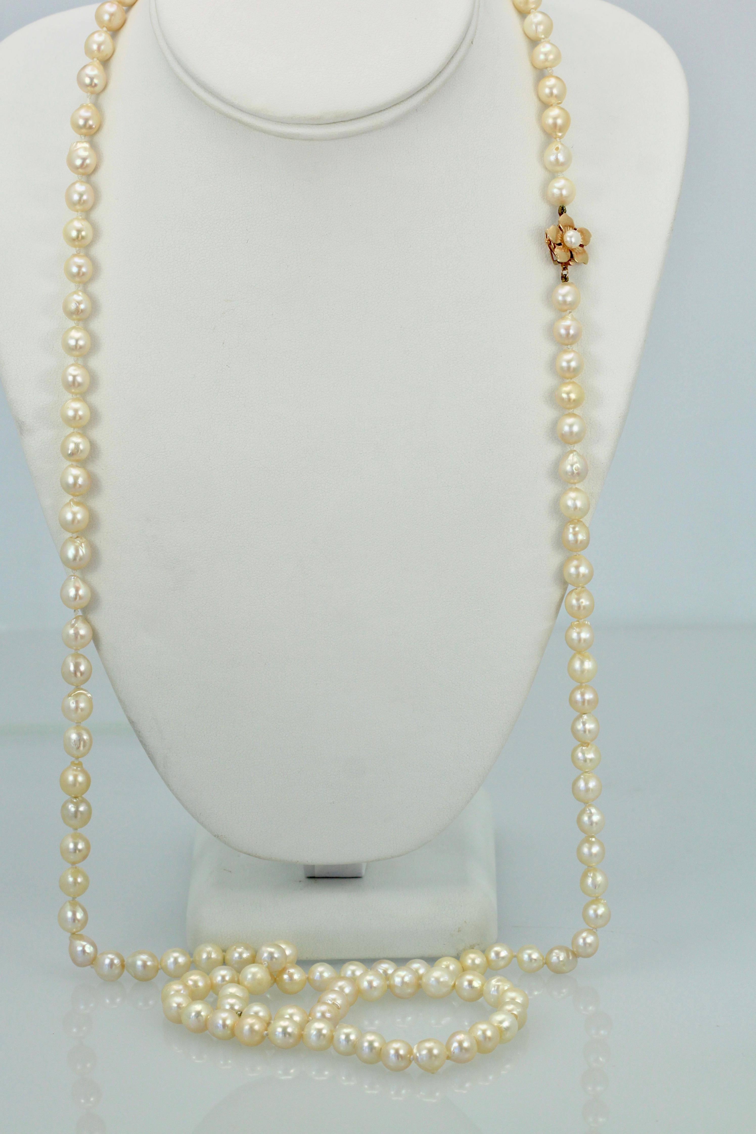 Freshwater Pearl Long Necklace 43