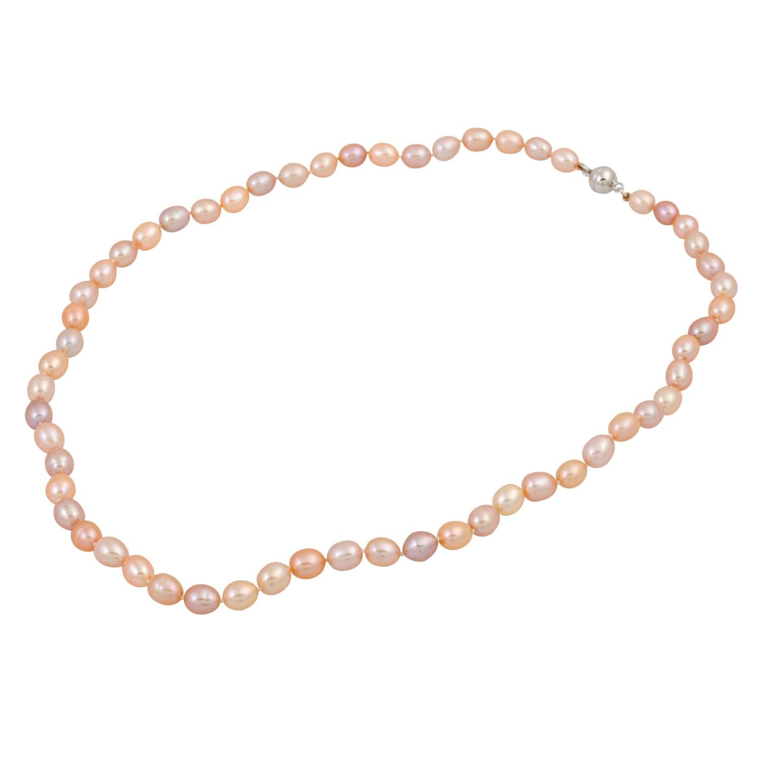 freshwater multicolor pearl necklace