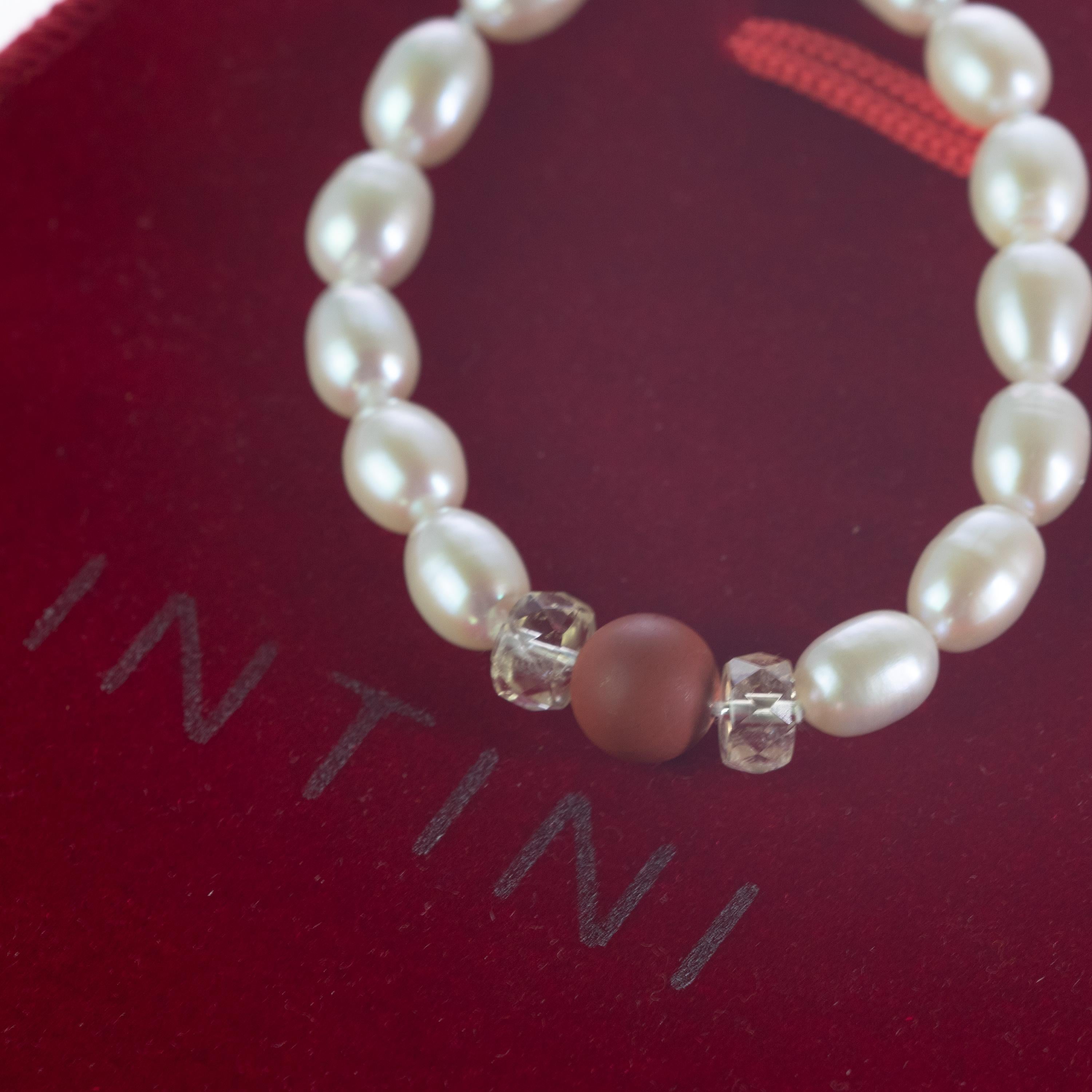 modern pearl bracelet