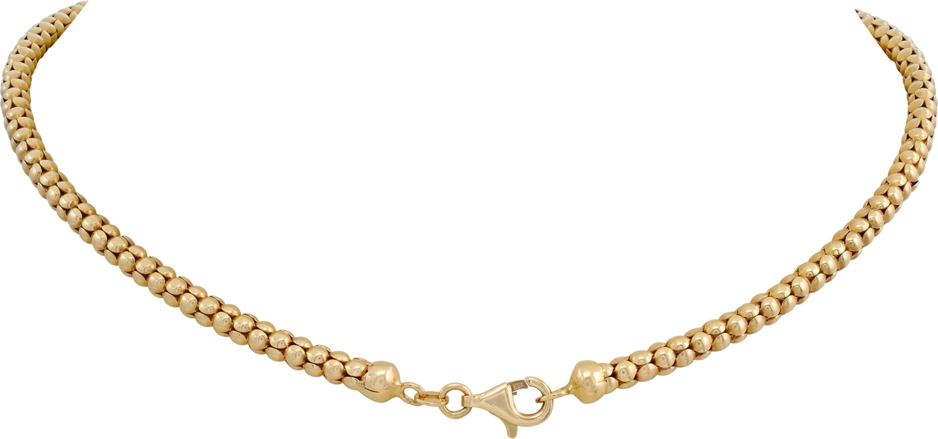 Collier de perles d'eau douce avec pavé de diamants et perles d'or jaune Pour femmes en vente