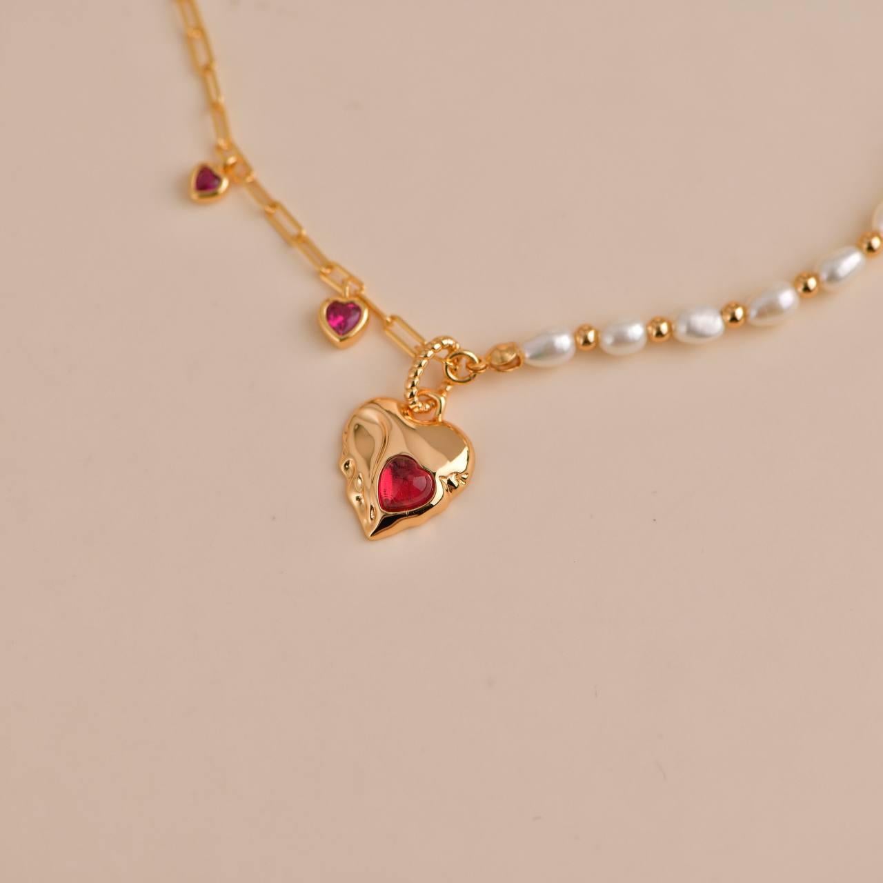 SKU: FT-0012
Material: 18K Gold-Plated / Natural Freshwater Pearls/Zircon
Length: Approx. 40cm + 6cm Extension Chain
