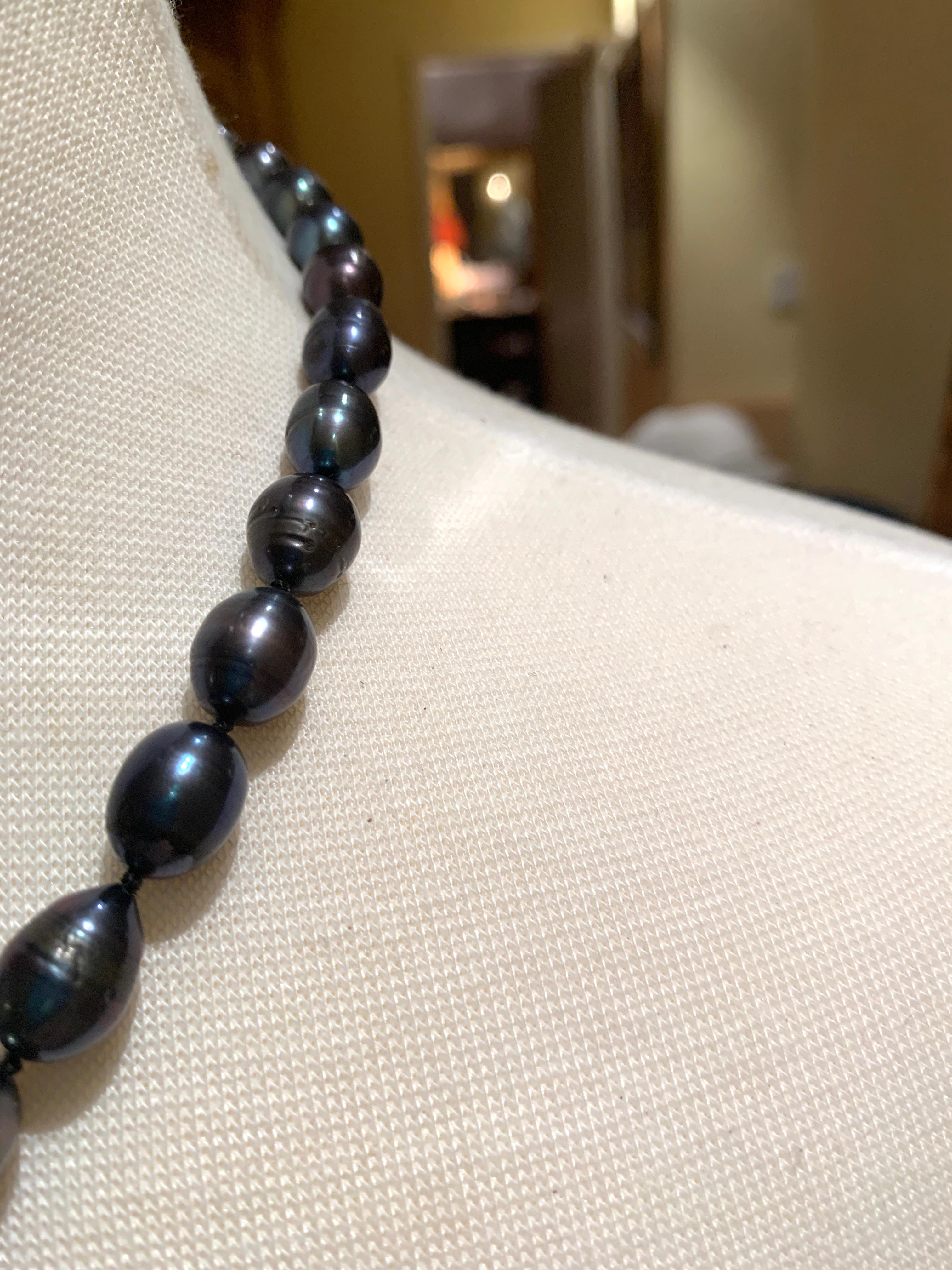 Bead Freshwater Tahitian Baroque Pearl Necklace