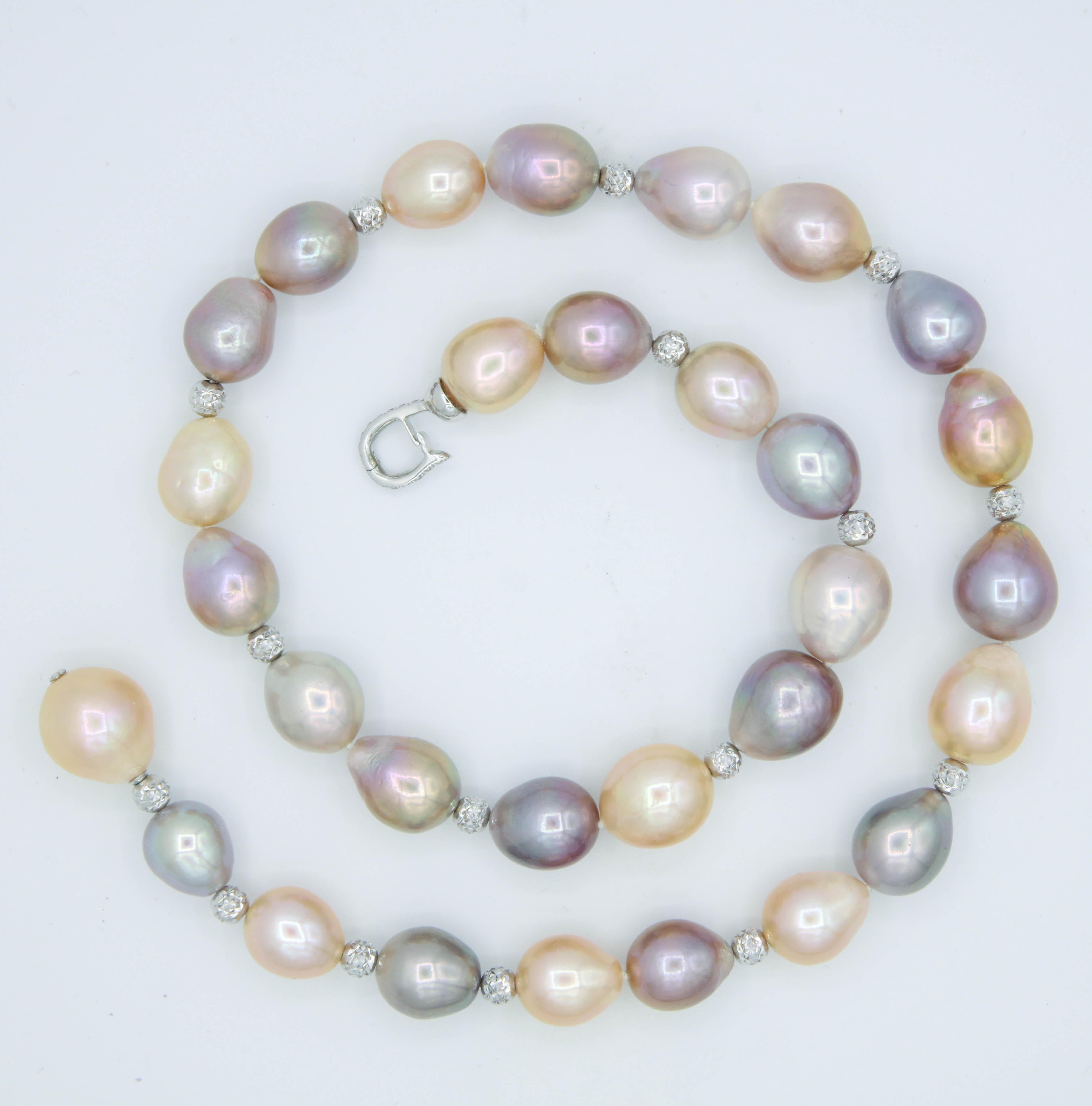 freshwater pearl lariat necklace