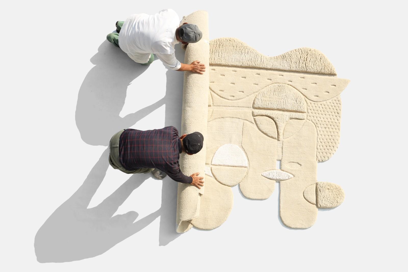 XXIe siècle et contemporain Tapis Fresque de Florian Pretet et Lisa Mukhia Pretet en vente