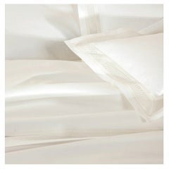Frette 1860 Net Lace Sheet Set, Milk White, Queen, Italy