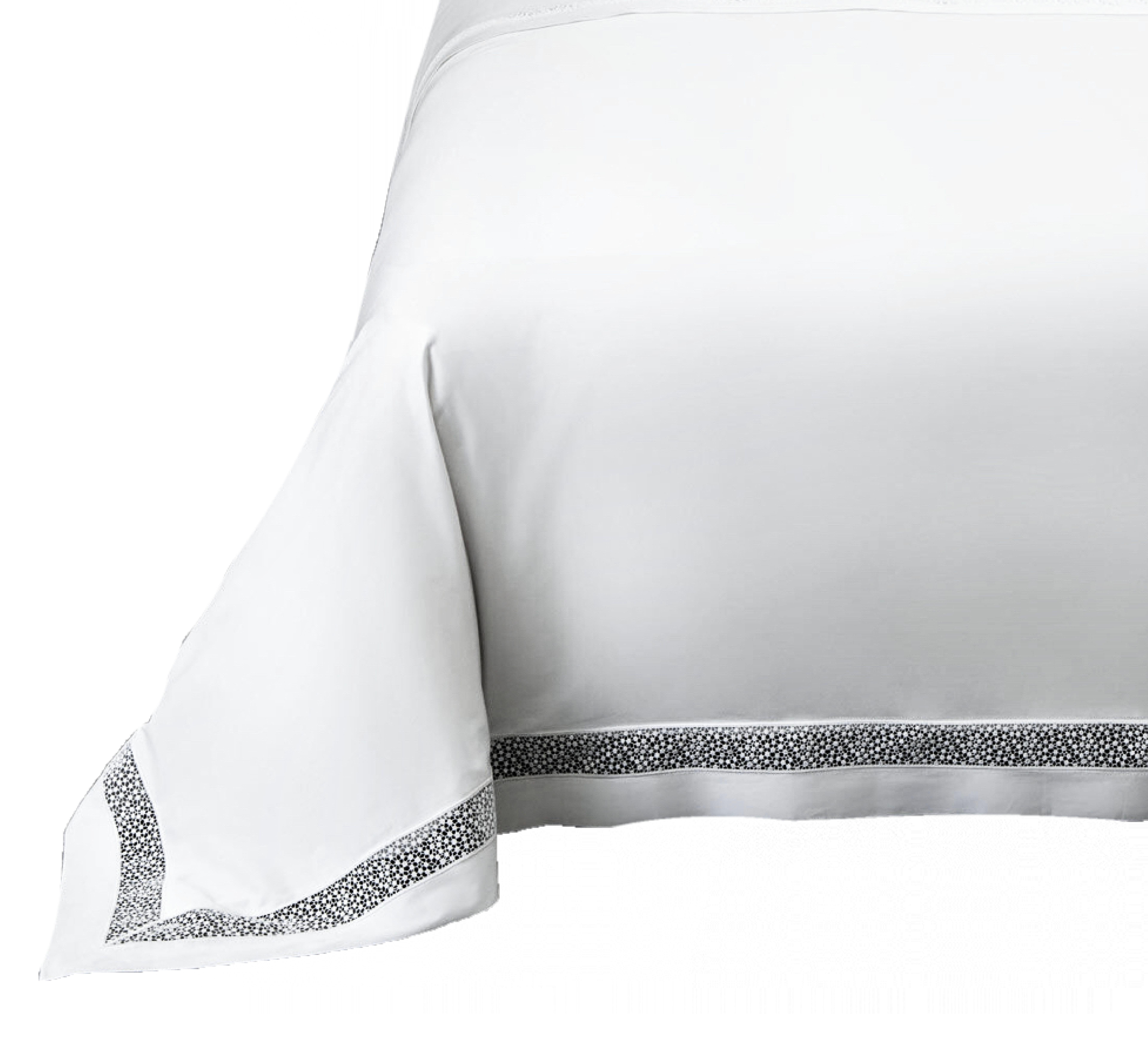 Frette Forever Lace Couture Weißer Teppichbezug mit Spitze, Italien