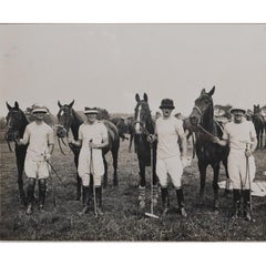 Polo «Hurlingham» (31 goles), foto en blanco y negro de los años 30, de Freudy