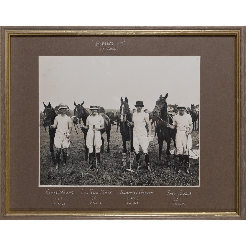 Polo "Old Westbury" (26 gol), foto in bianco e nero degli anni '30 circa, scattata da Freudy