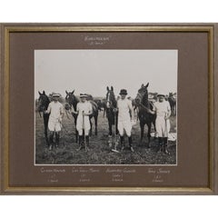 "Old Westbury" Polo (26 Goals) c1930s B&W Photo by Freudy