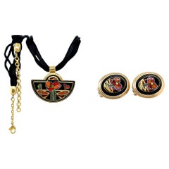 Frey Wille Alphonse Mucha Libussa Coral Set – Earrings & Pendant