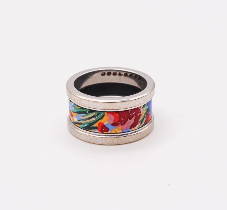 Frey Wille Austria Contemporary Enamel Ring Band in 18Kt White Gold with  Diamond at 1stDibs | freywille gyűrű, frey wille sale, freywille sale