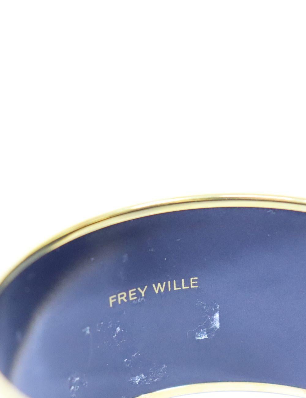 Frey Wille Fire Enamel Gold Tone Bracelet In Good Condition In Amman, JO