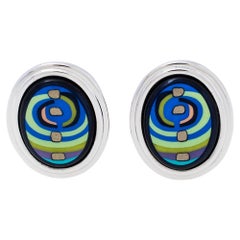 Frey Wille Hommage à Hundertwasser Spirale des Lebens Ohrringe