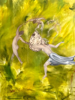 Eternal Dance (Ein Mensch, eine Sache, ein Schatten), Freya Nash, 2022, Öl und Graphit 