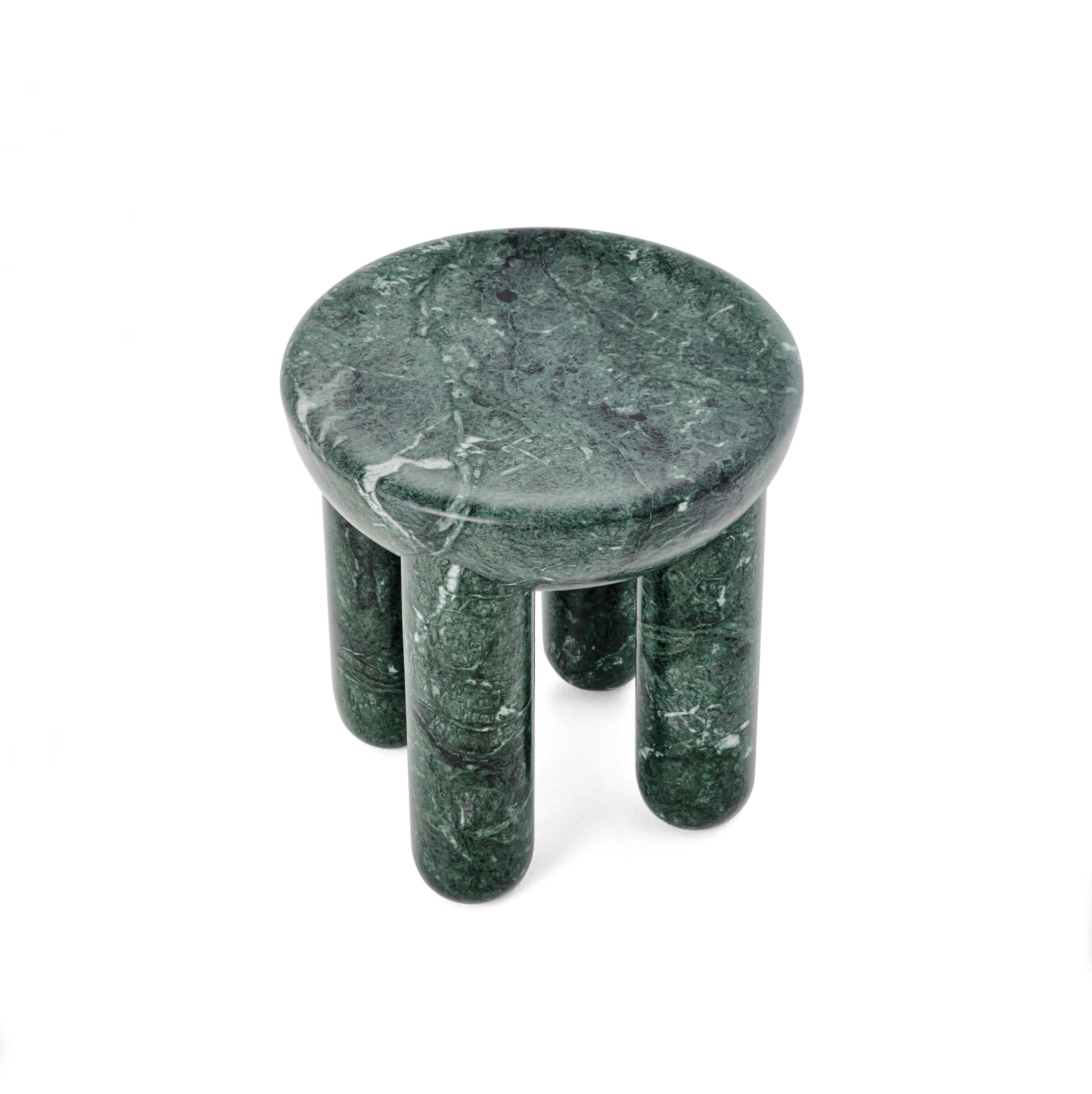 Table basse Freyja 1 en édition limitée en marbre vert par Noom en vente 3