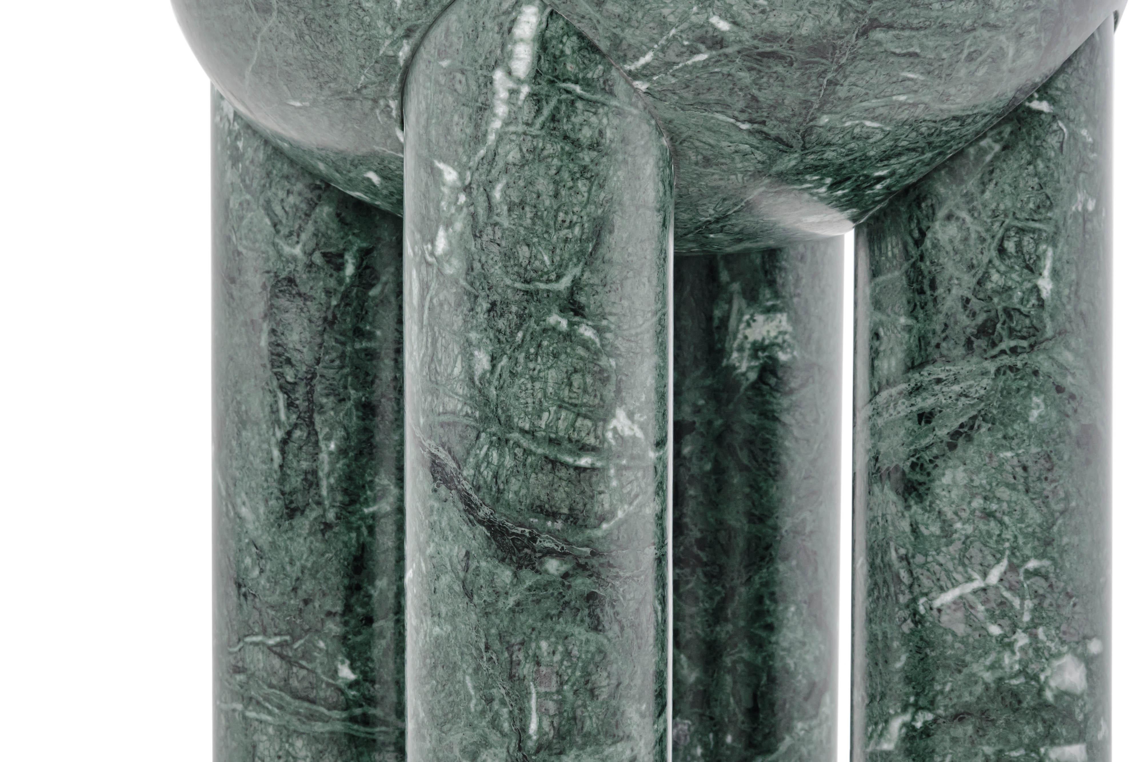 Table basse Freyja 1 en édition limitée en marbre vert par Noom en vente 8