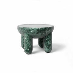 Marble Side Table Freyja 1 by Noom, Contemporary, Numbered Edition, Green