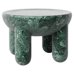 Table basse Freyja 1 en édition limitée en marbre vert par Noom