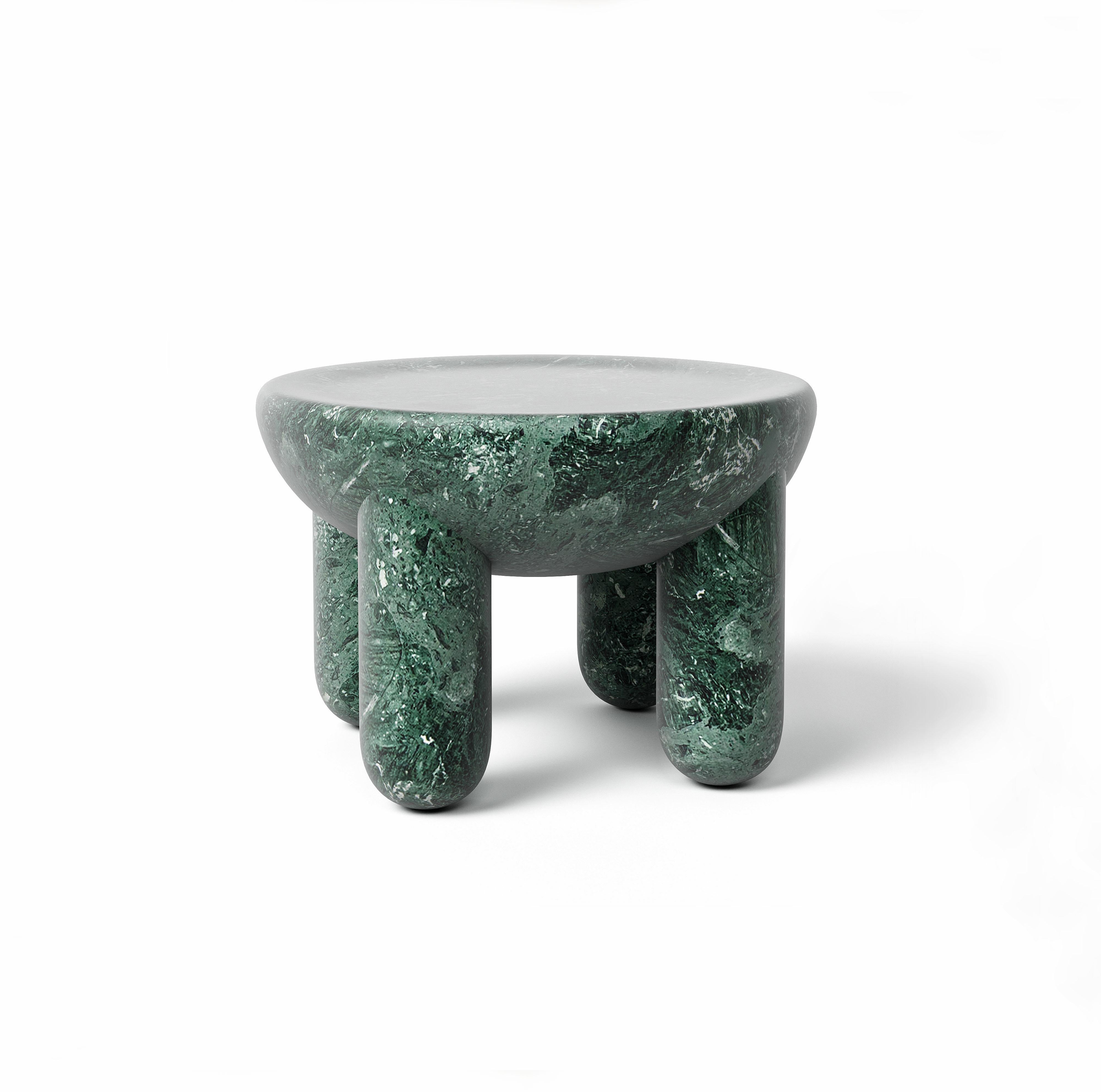 Table basse Freyja 3 en édition limitée en marbre vert par Noom en vente 8