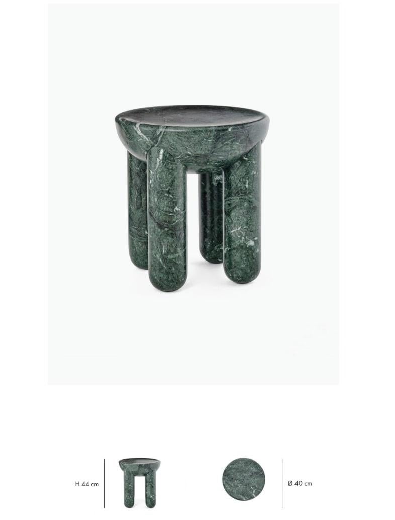 Ukrainien Table basse Freyja 3 en édition limitée en marbre vert par Noom en vente