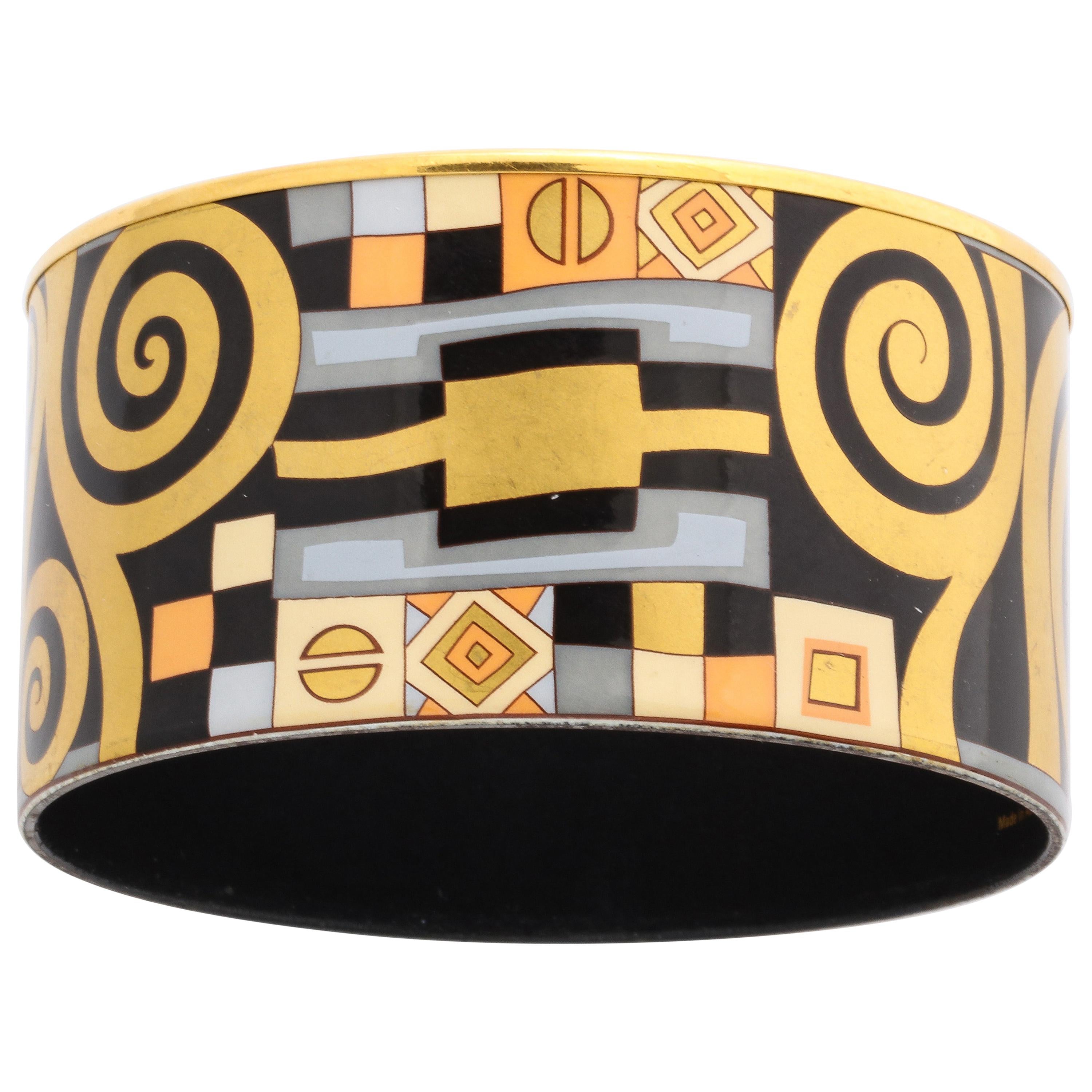 FreyWille Enamel Bangle Bracelet For Sale