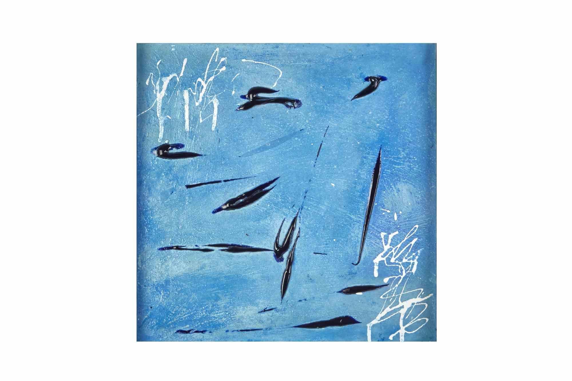 The swallows of the unconscious is a beautiful acrylic painting realized by the Italian artists Frida & Raul in 2022.

Hand-signed. Perfect conditions.