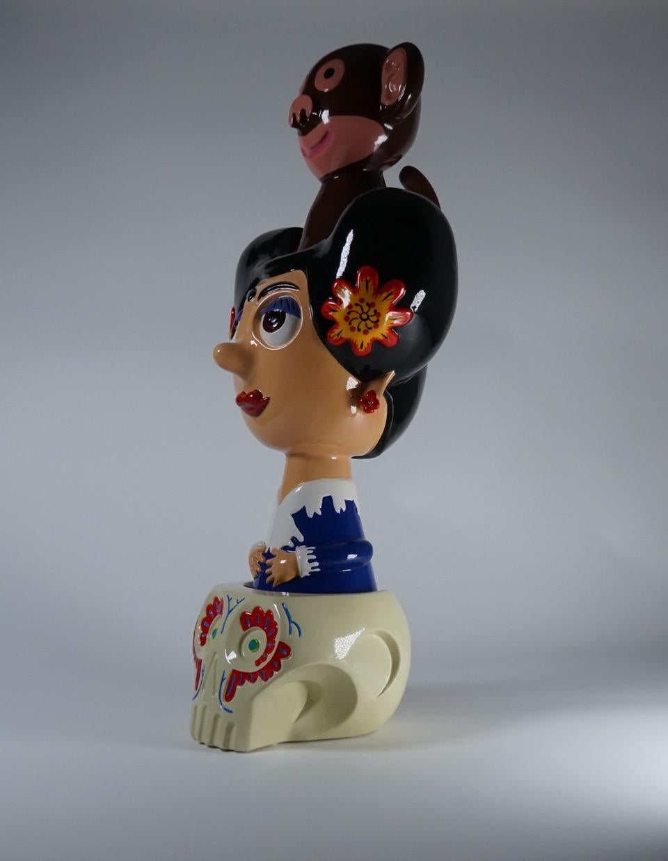 Modern Frida Ceramic Sculpture by Massimo Giacon for Superego Editions, Italy For Sale