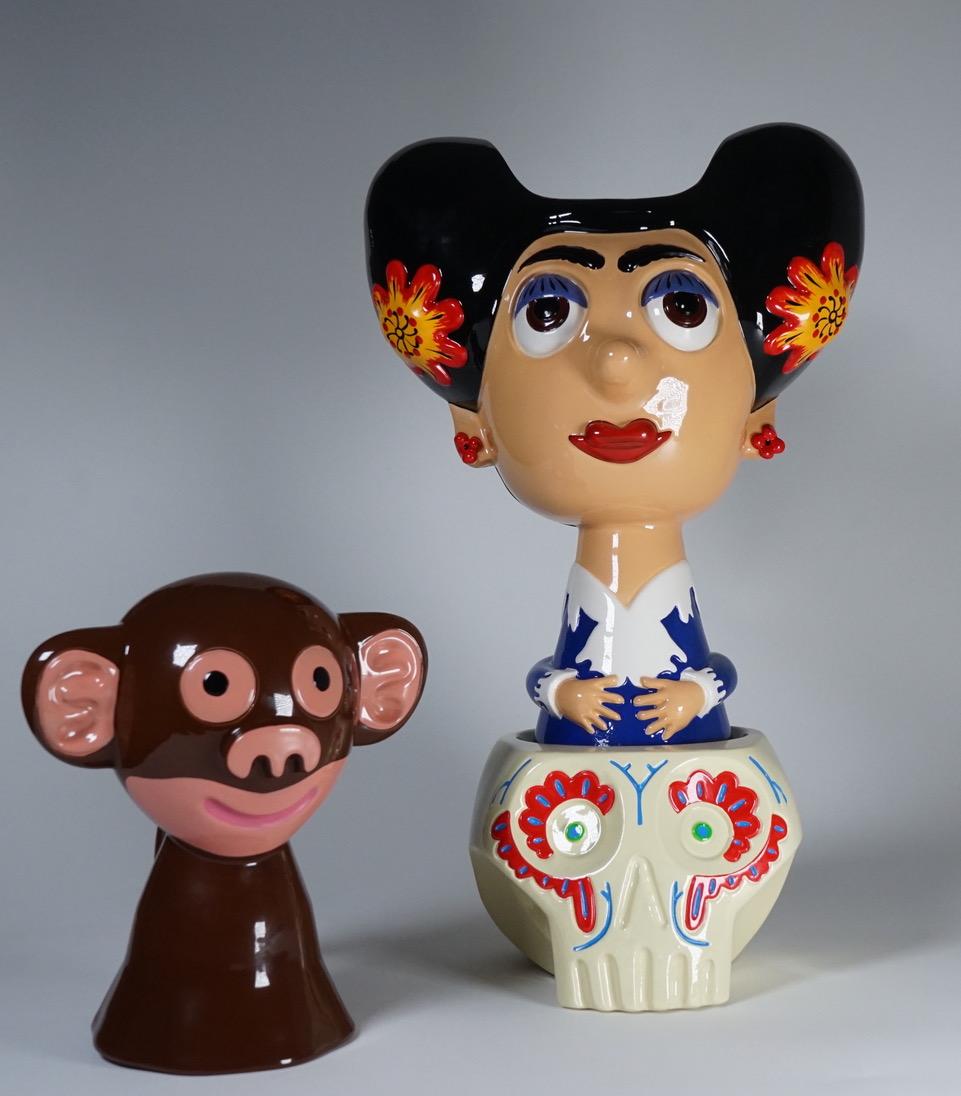 Escultura de cerámica Frida de Massimo Giacon para Superego Editions, Italia Italiano en venta