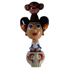 Frida Ceramic Sculpture by Massimo Giacon for Superego Editions, Italy
